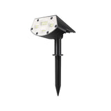 2 Pack 20 LEDs IP65 Waterproof Solar Powered Landscape Spotlights for Yard Garden Driveway Porch Walkway Pool Patio