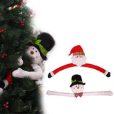 2Pcs Cute Hugs The Xmas Tree Doll Christmas Tree Ornament Xmas Party Decor