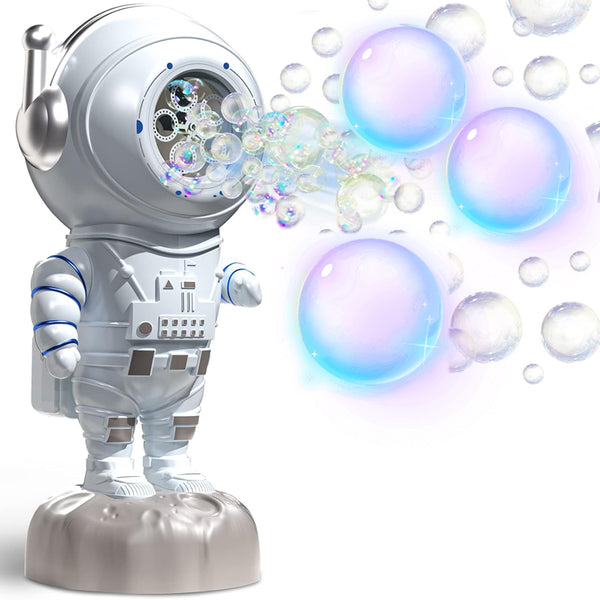 Kids Astronaut Bubble Machine Automatic Rotating Bubble Maker Bubble Blower Summer Outdoor Toy