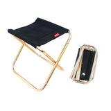 Portable Folding Chair Outdoor Camping Stool Seat Fishing Picnic Beach Black