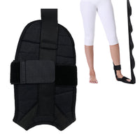 Hamstring Stretcher Stretching Strap Ligament Stretching Belt  for Dancing Pilates Yoga Black