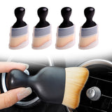 4Pcs Car Interior Cleaning Brushes Soft Bristle Brush Instrument Panel Crevice Dust Cleaning Tool