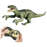 2.4Ghz Remote Control Dinosaur Toy Electric RC Walking Toy Dark Green Indominus Rex