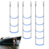 Boat Rope Ladder Portable Folding Ladder for Inflatable Boat Kayak Motorboat