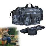 Fishing Tackle Bags Single Shoulder Crossbody Bag Waist Pack Fish Lures Gear Bag Blue