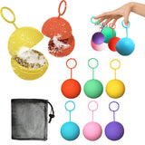 6Pcs Reusable Silicone Water Balls Water Balloons Bombs Summer Water Fight Toys