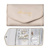 Foldable Travel Jewelry Organizer Case Jewelry Organizer Khaki