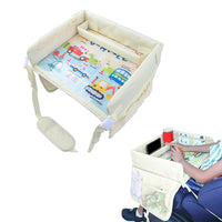 Portable Kids Travel Tray Kids Lap Tray Car Seat Tray for Toddler Kid Car Activities Style 3