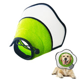 Pet Dog Cone Collar Soft Neck Collar Adjustable Pet Elizabethan Collar Green