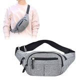 Unisex Sling Bag Chest Pack Fanny Pack Sports Waist Bag Wallet Grey