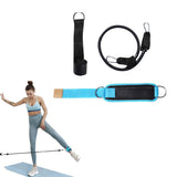 3Pcs Ankle Resistance Band Set Leg Training Resistance Band Fitness Training Equipment Blue