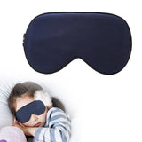Mulberry Silk Sleep Soft Eye Mask Adjustable Strap Blindfold Navy