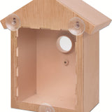 Window Bird Feeder with Scution Cups for Viewing Bird House