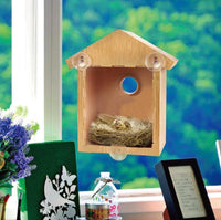 Window Bird Feeder with Scution Cups for Viewing Bird House