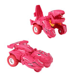 Crash Transforming Dinosaur Car Toy Deformation Toy Car Kid Gift Red