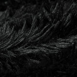 Shaggy Faux Fur Throw Blanket Plush Decorative Couch Sofa Blanket Black