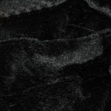 Shaggy Faux Fur Throw Blanket Plush Decorative Couch Sofa Blanket Black