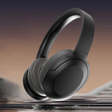 Active Noise Canceling Bluetooth Headphones Over-Ear Wireless Headset Black