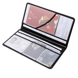 Driver Card Document Holder Organizer Card Wallet License Holder Black