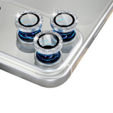 Glitter Camera Lens Film for iPhone 18 Pro and iPhone 18 Pro Max Silver