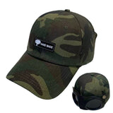 2 in 1 Eye Shade Baseball Cap Adjustable Cotton Blend Camouflage