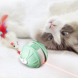 Electric Automatic Moving Rolling Dog Toy Interactive Dog Ball Toy Green