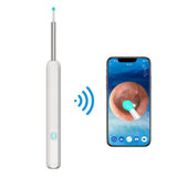 Ear Cleaner Ear Wax Cleaner Ear Camera Otoscope with Light Cleaner Removal Kit White