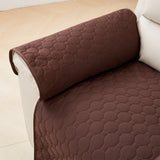 4Pcs Set Non Slip Recliner Chair Covers Couch Covers Pet Protector Slipcovers Coffee