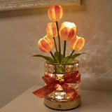 Tulip Flower Lamp 3 Color Dimming Night Light Valentine’s Day Gift Orange