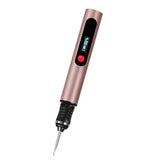 Electric Engraver Pen with 30 Bits & 3 Adjustable Speeds for Metal Wood Glass Pink