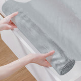 Non-Adhesive Drawer and Shelf Liner for Cabinets Gray