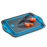 3 in 1 Cutting Board with Adjustable Height Ideal for Indoor and Outdoor Blue
