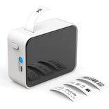 Portable Bluetooth Thermal Label Printer Inkless Sticker Printer for Home Office White