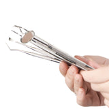 Professional Dental Tool Kit 6 Piece Stainless Steel Oral Care Set Silver