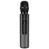 Multifunctional Wireless Bluetooth Karaoke Microphone Black