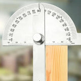 0-180 Degree Stainless Steel Protractor Angle Finder Arm Measuring Gauge Ruler Style 1
