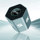 Cube Timer – Visual Rotating Timer with Vibration Adjustable Volume & Custom Countdown Blue