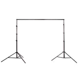 Heavy-Duty Adjustable Backdrop Stand Photo Studio Background Crossbar Kit for Weddings Parties
