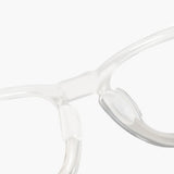 12 Pairs of Adhesive Silicone Nose Pads for Glasses Non-Slip Replacement Nose Pads for Plastic Metal Frames Transparent