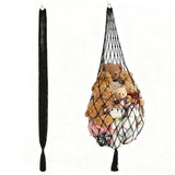 Stuffed Animal Storage Organizer Hammock Hanging Plush Toy Holder Black