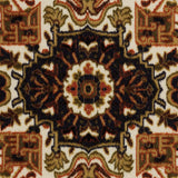 Vintage Persian Style Carpet Soft Area Rug Floor Mat for Bedroom Kitchen Entryway Living Room Brown