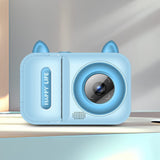 1080P Instant Print Digital Camera with 1 Roll Printing Paper Blue