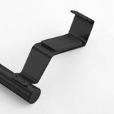Adjustable No Drill Stainless Steel Dish Towel Holder for Cabinet Door Kicthen Towel Rack Black