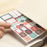 Monthly Budget Planner with Expense Tracker Notebook Undated Bill Organizer Account Book Black