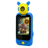 2 in 1 Smart Phone Toy with Microscope Camera Mini Pocket Handheld STEM Educational Toy - Blue