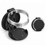 Folding Car Door Cup Holder Adjustable Clip On Drink Organizer Black