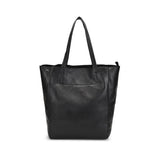 PU Leather Travel Tote Bag and Cosmetic Bag Set Large Handbag for Women Black