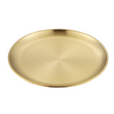 4Pcs Stainless Steel Pet Bowls Durable Shallow Pet Feeding Dishes Easy to Clean Gold