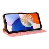 RFID Protective Flip Wallet Case Compatible with Samsung A17 A37 and A57 Pink