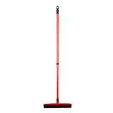 Rubber Broom for Pet Hair Car Windows Cleaning Long Handle Squeegee Red